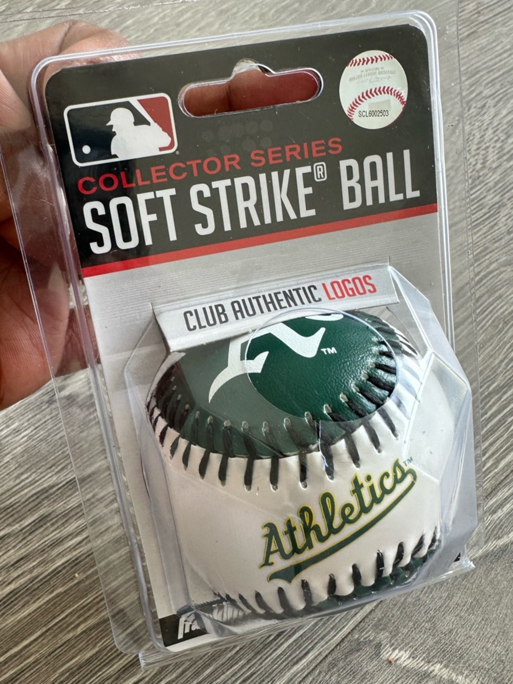 BRAND NEW Franklin Sports MLB Oakland Athletics Team Softstrike Baseball Green